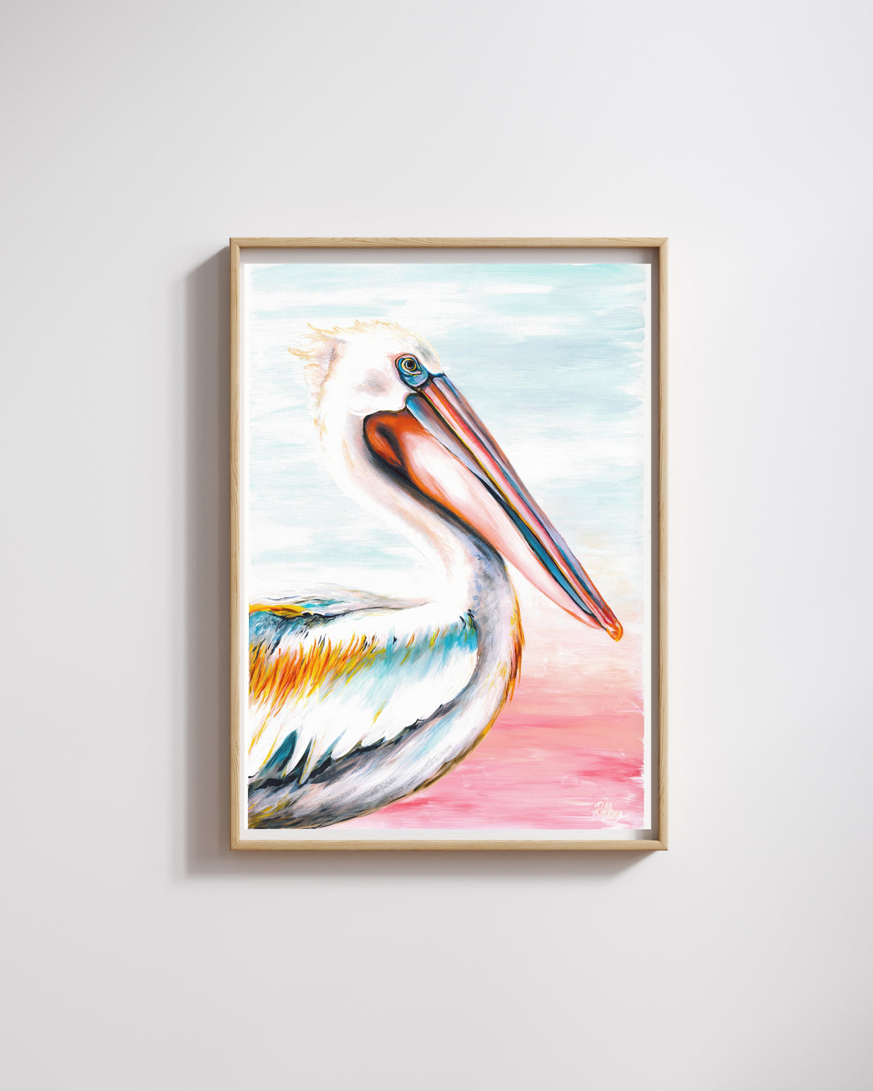 Percival Pelican - Art Print