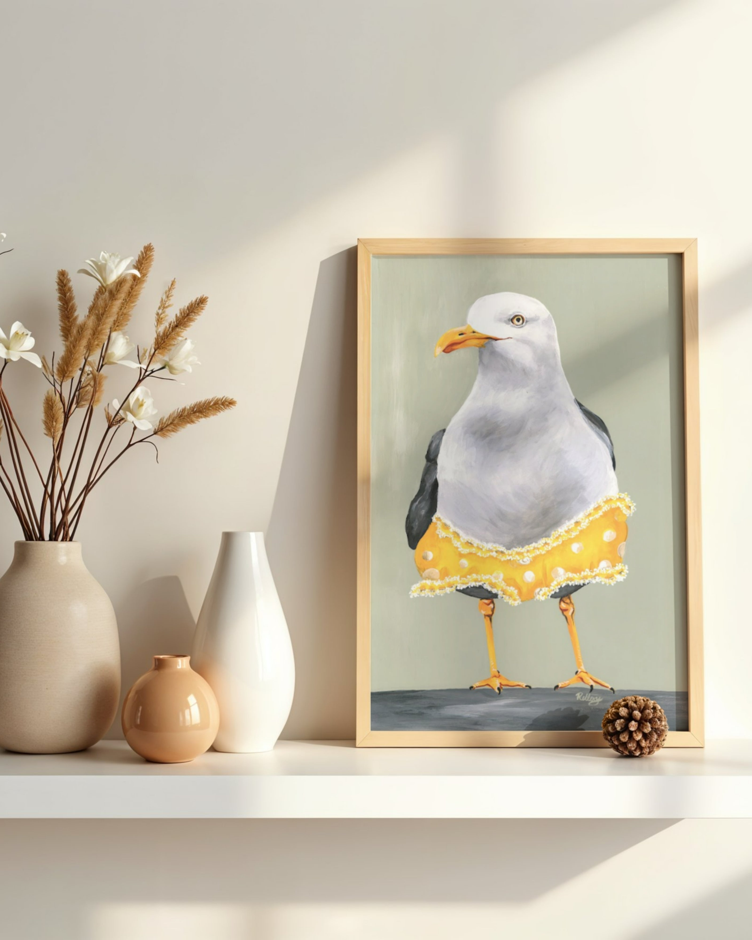 Stacey Seagull - Art Print