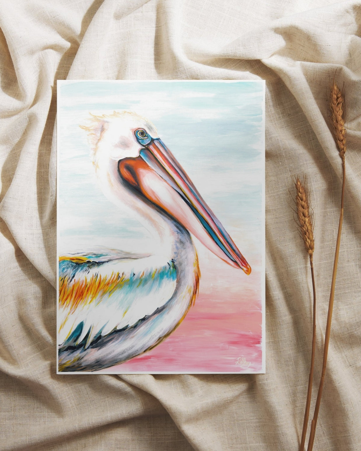 Percival Pelican - Art Print