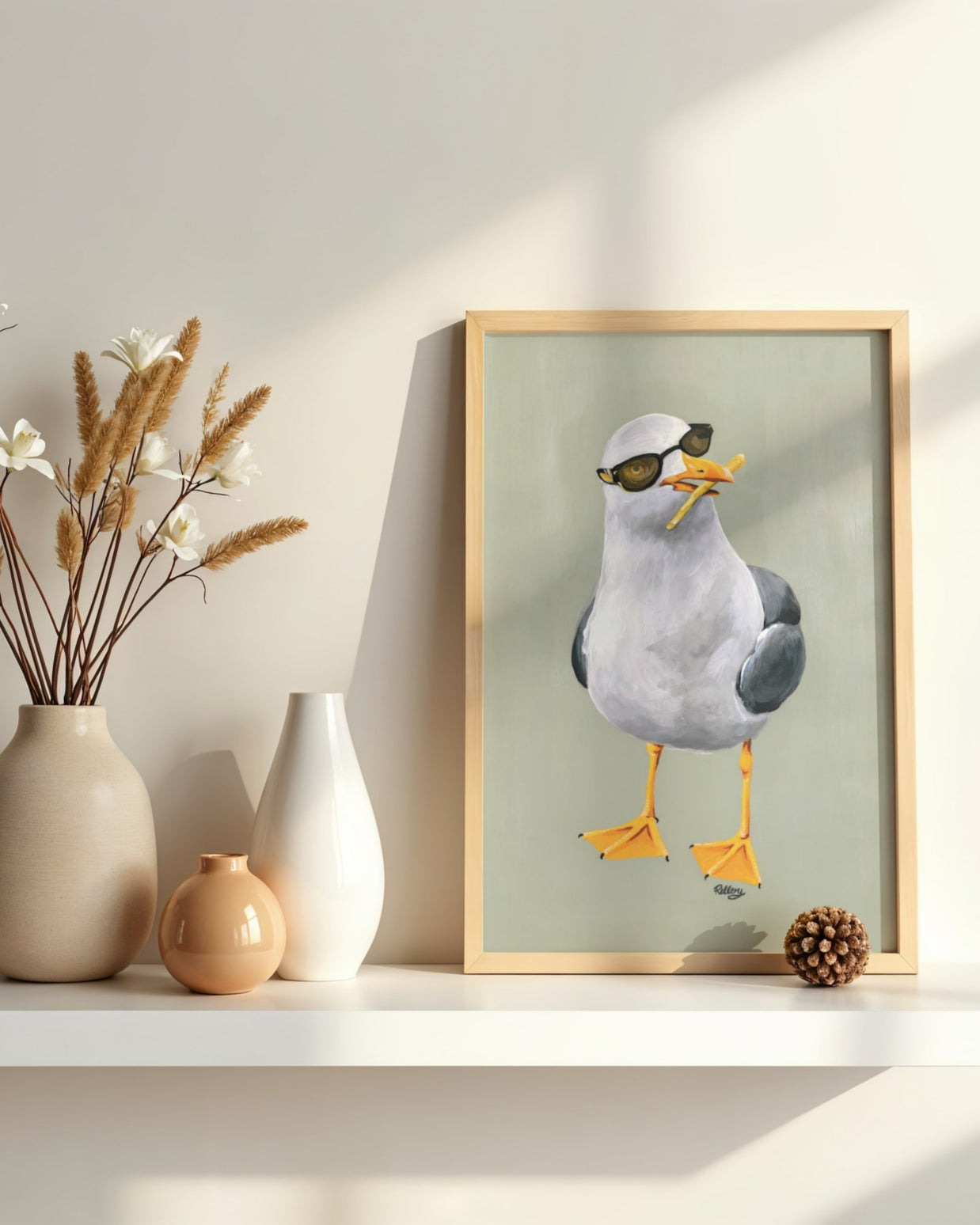 Spike Seagull - Art Print