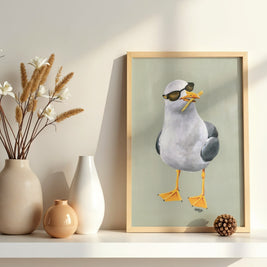 Spike Seagull - Art Print