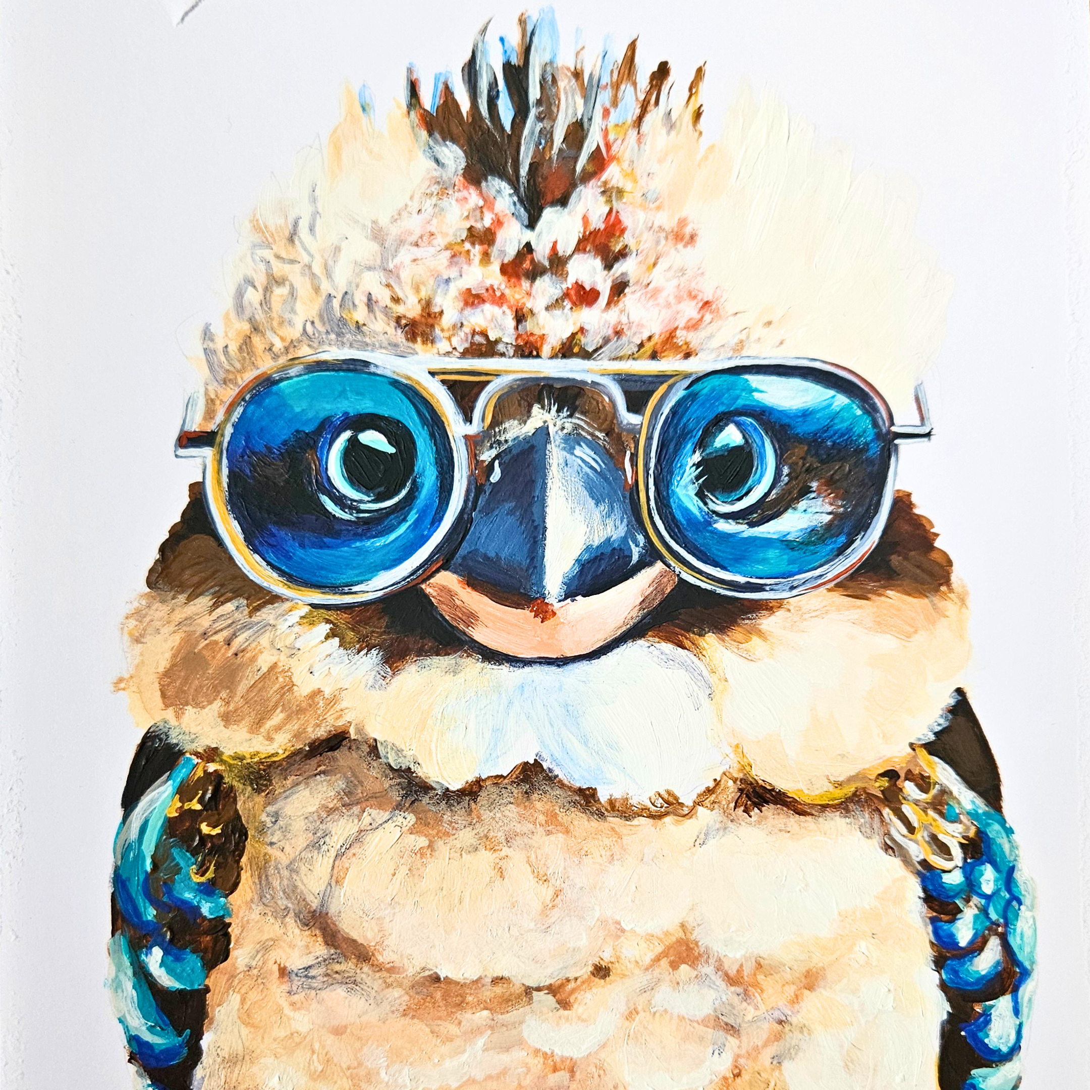 Kookaburra with Glasses