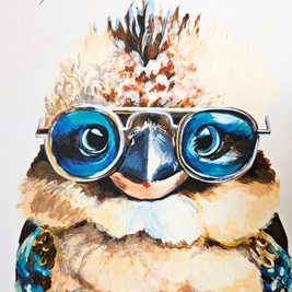Kookaburra with Glasses