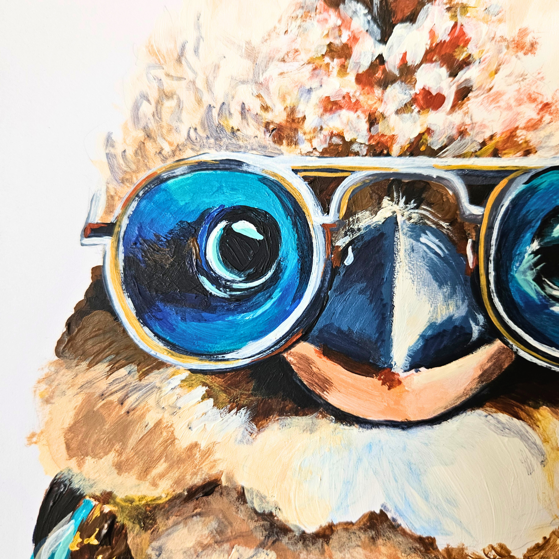 Kookaburra with Glasses