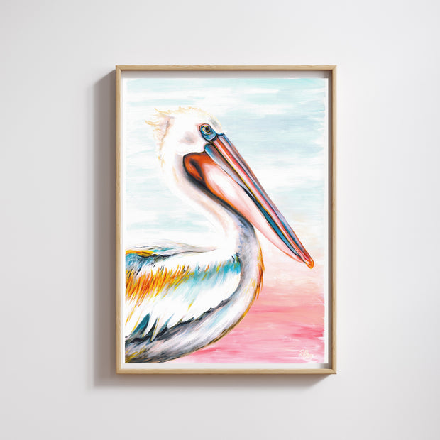 Percival Pelican - Art Print