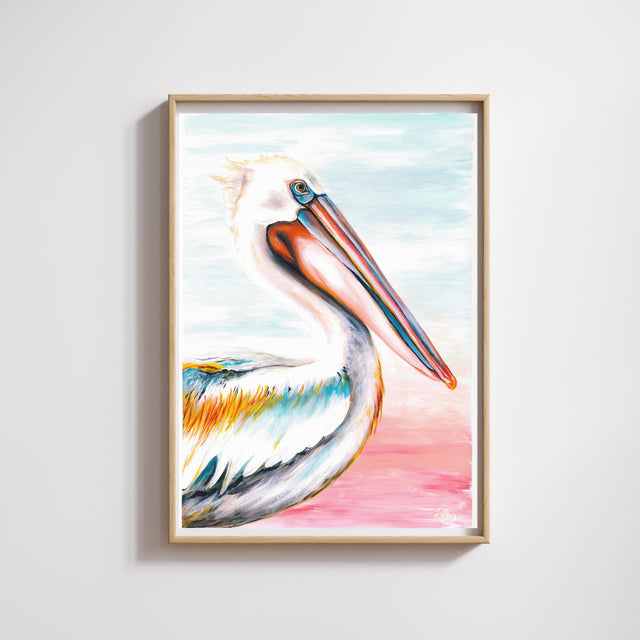 Percival Pelican - Art Print