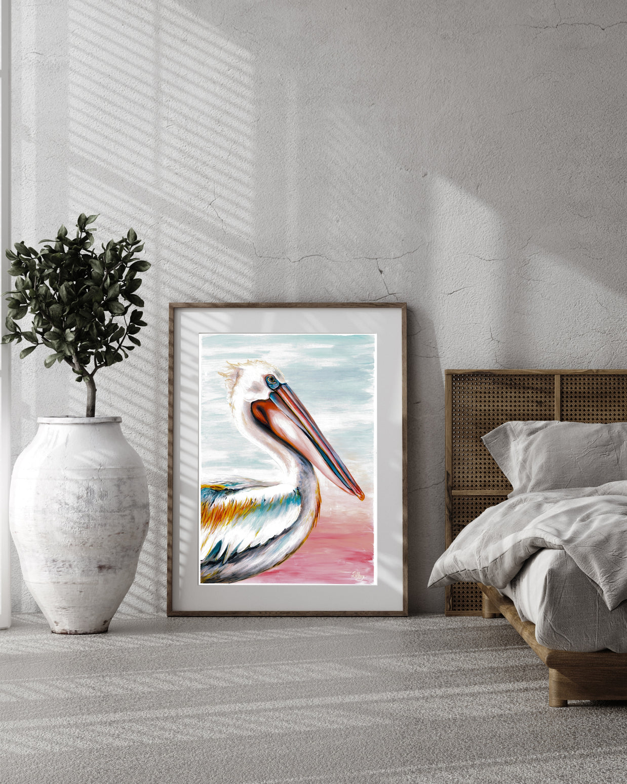 Percival Pelican - Art Print