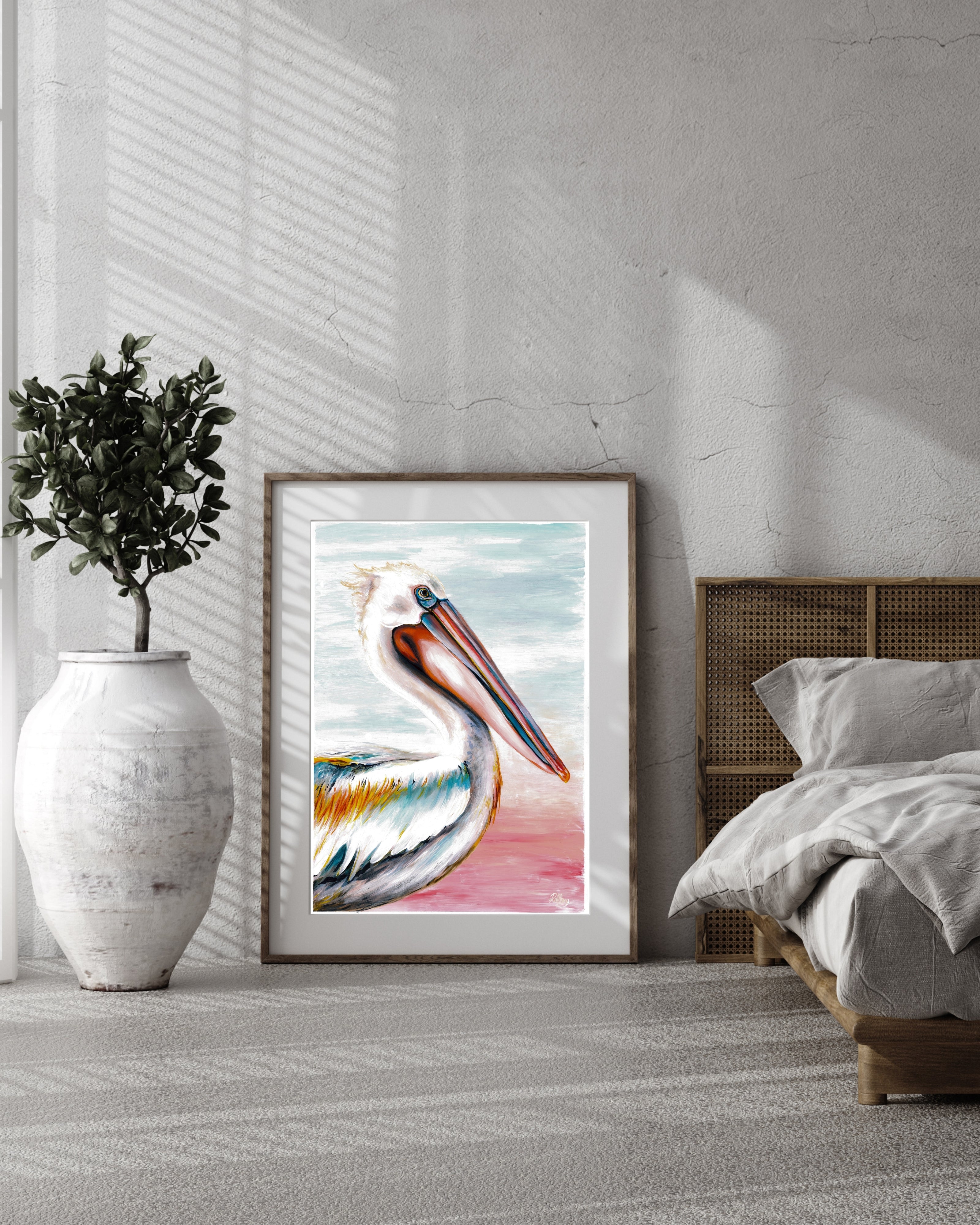 Percival Pelican - Art Print