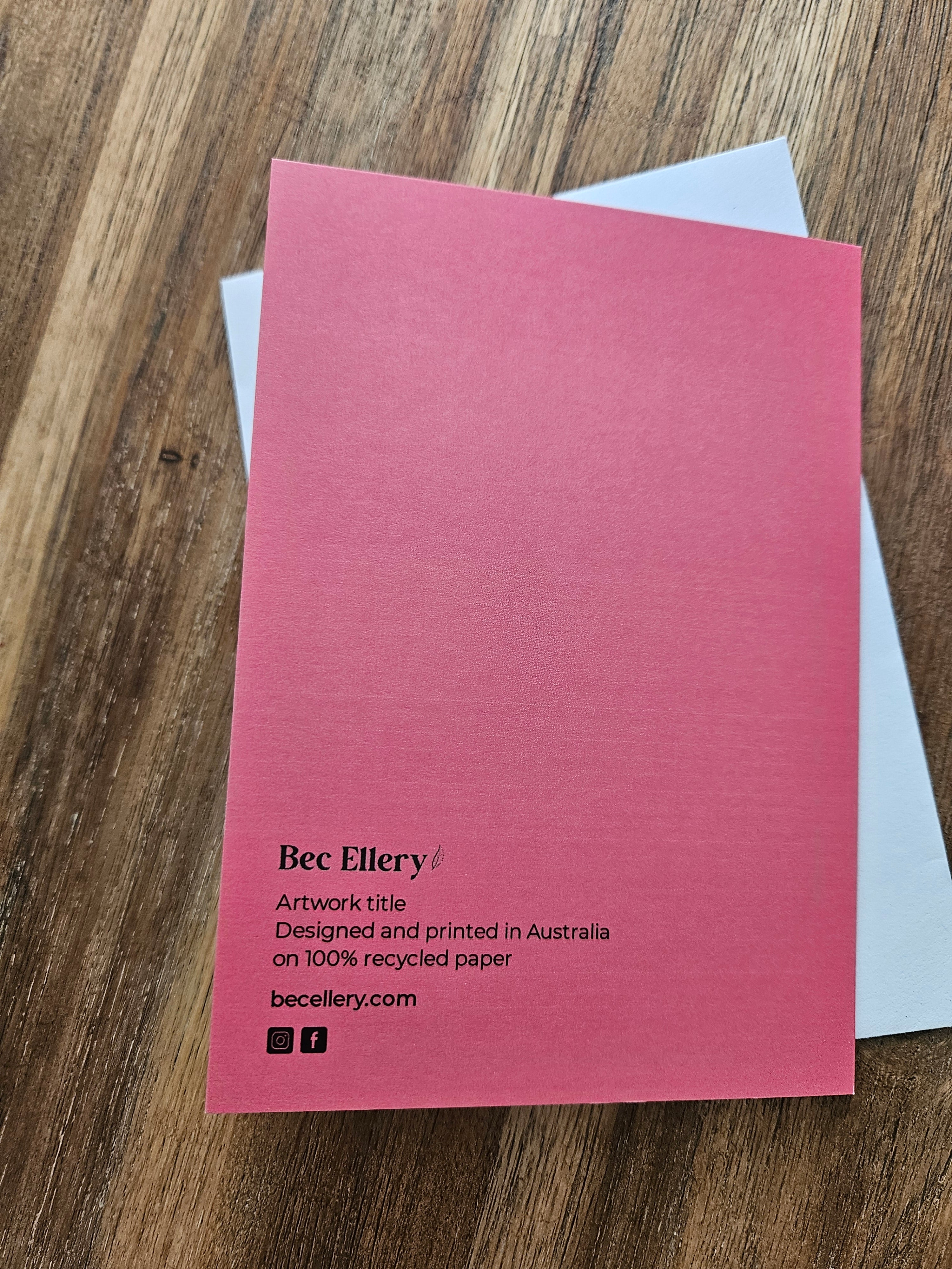 Greeting Card - Bless. Numbers 6:24