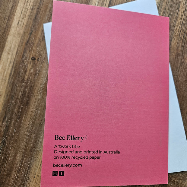 Greeting Card - Bless. Numbers 6:24