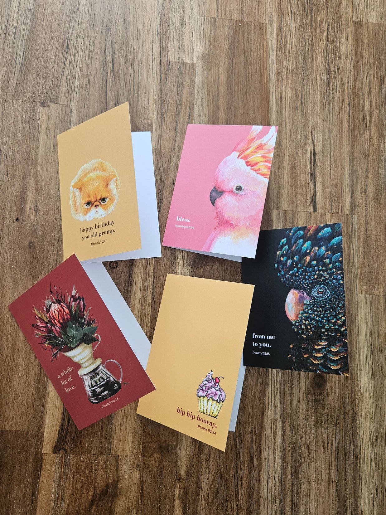 Greeting Card - Happy Birthday You Old Grump. Jeremiah 29:11