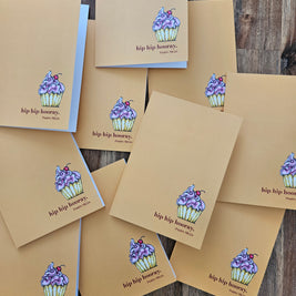 Greeting Card - Hip Hip Hooray. Psalm 118:24