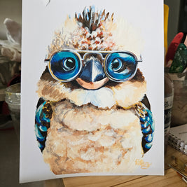 Kookaburra with Glasses