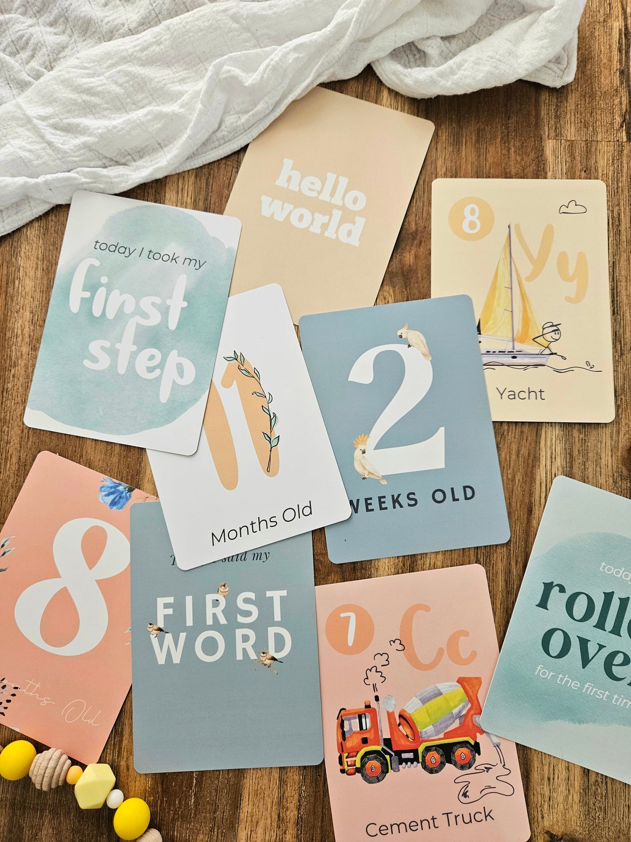 Baby Milestone Cards (Sunshine Edition)