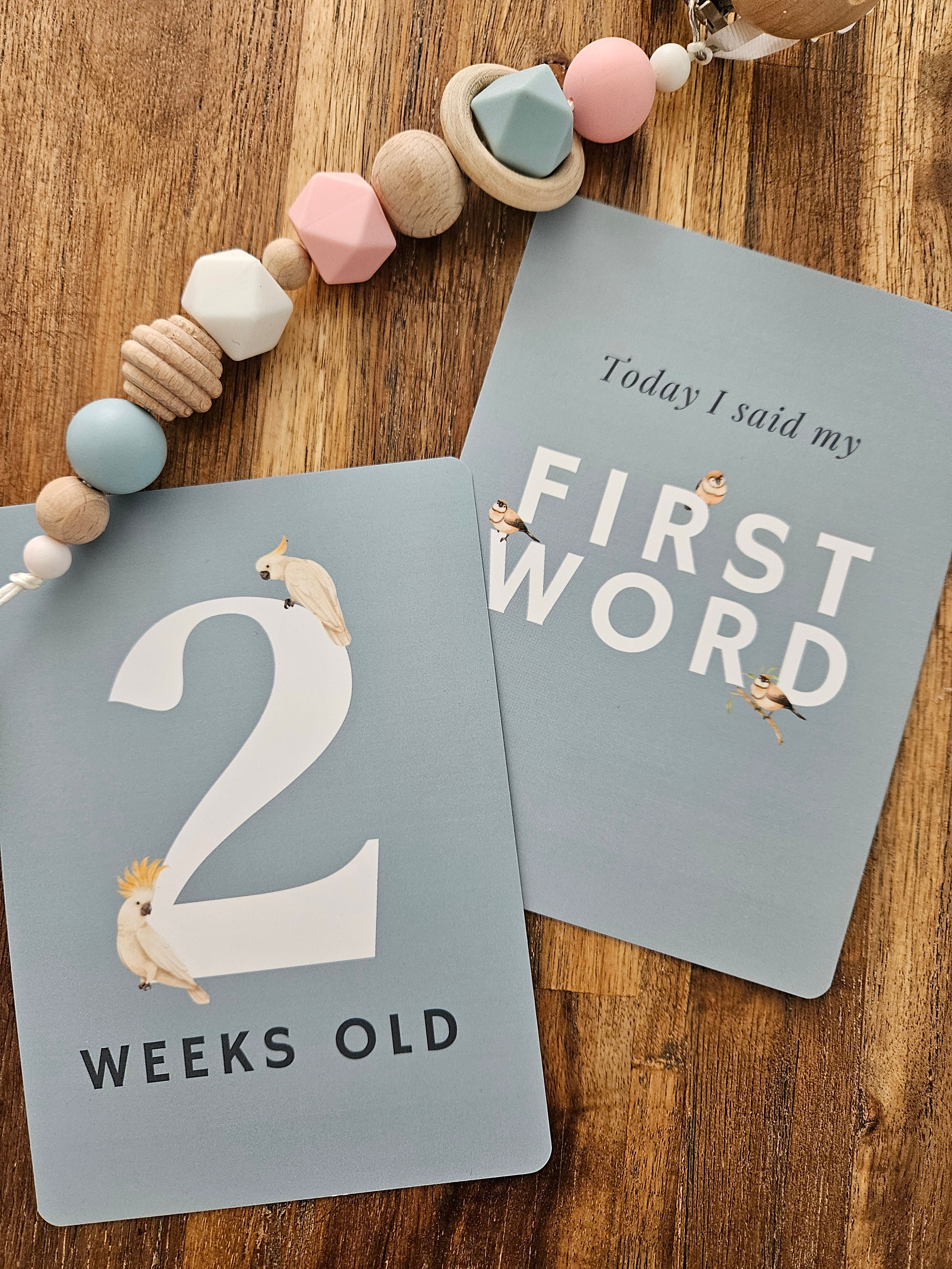 Baby Milestone Cards (Aussie Animals Edition)
