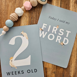 Baby Milestone Cards (Aussie Animals Edition)
