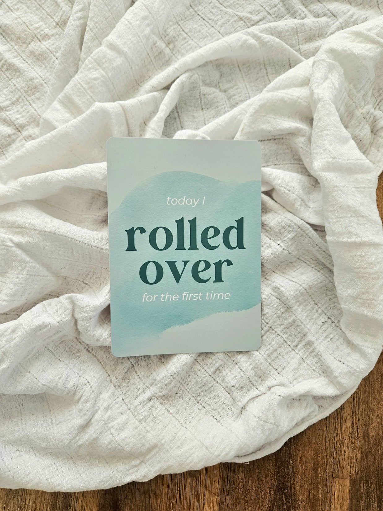 Baby Milestone Cards (Eucalyptus Green Edition)