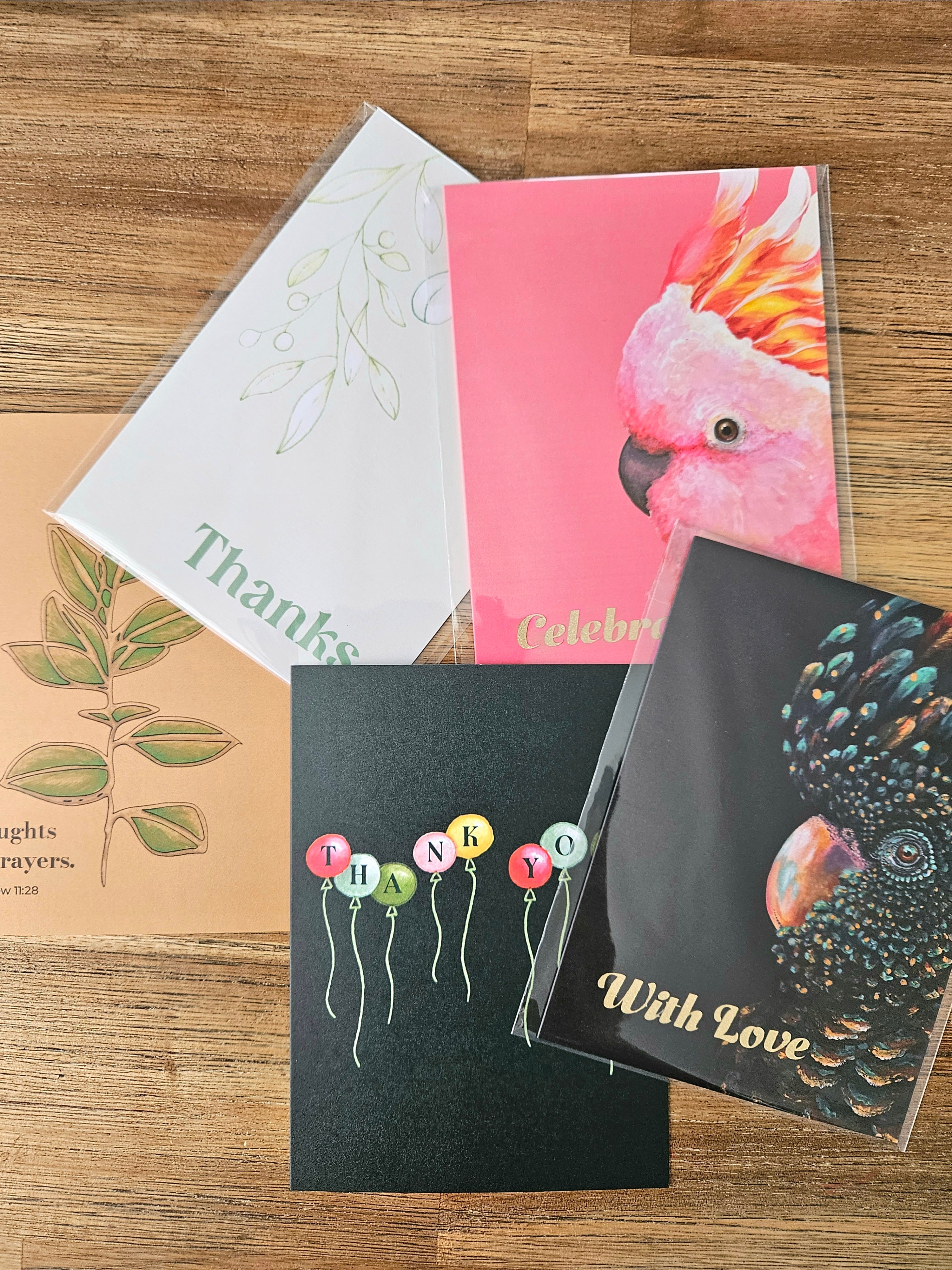 Greeting Card - Thank You Balloons