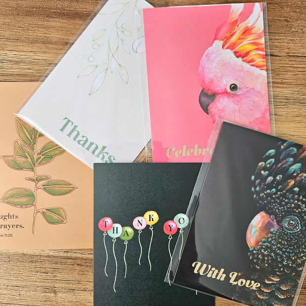 Greeting Card - Thank You Balloons