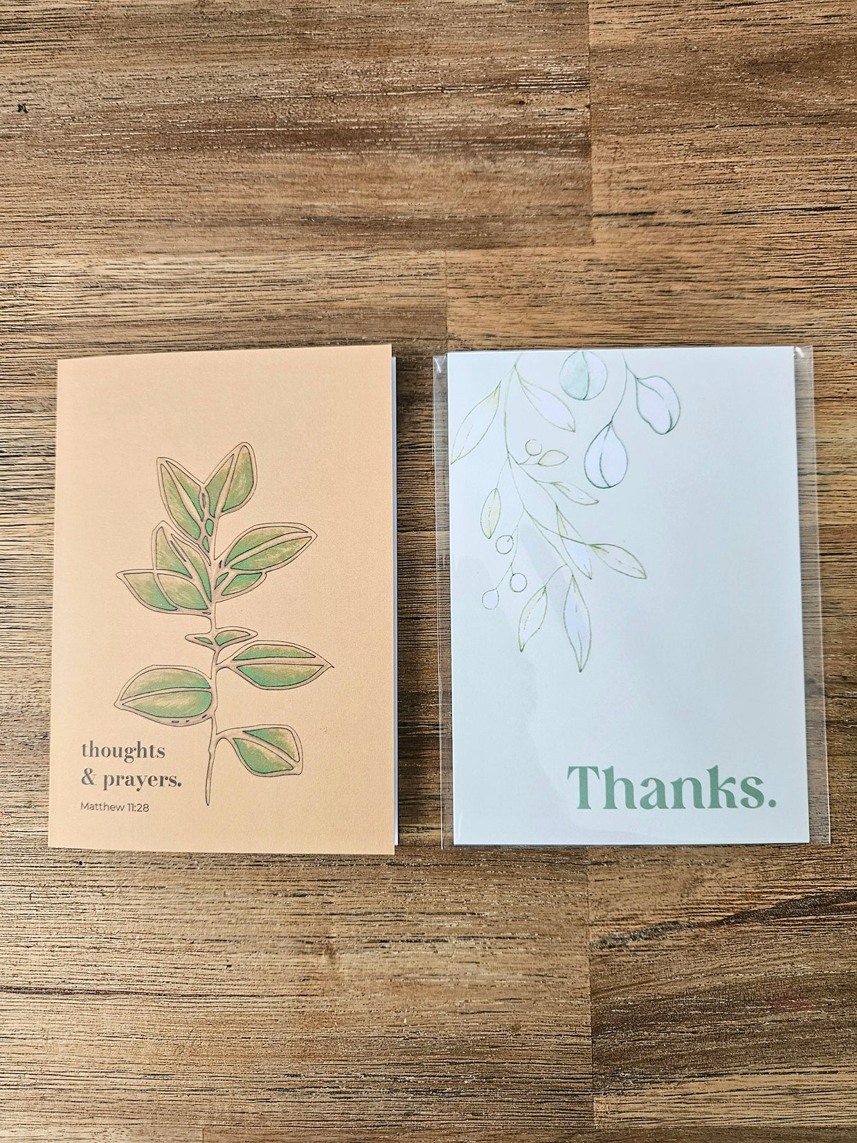 Greeting Card - Thanks Mint