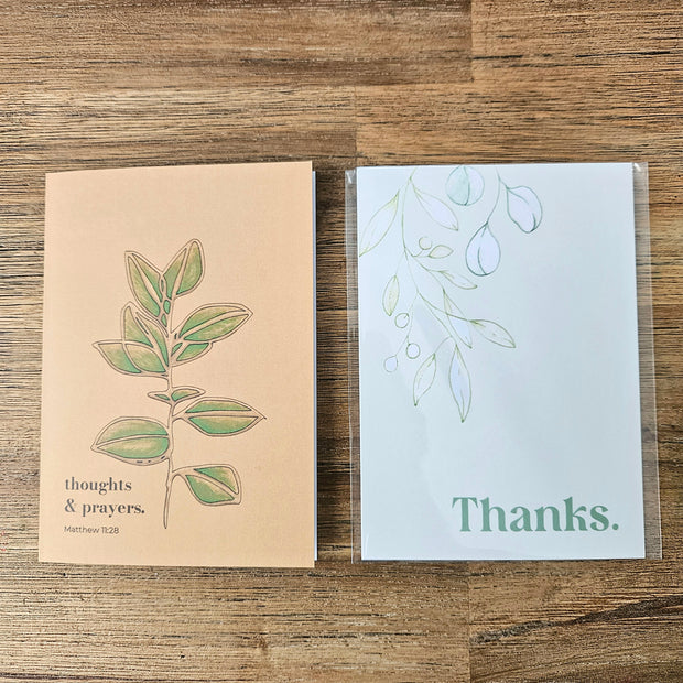 Greeting Card - Thanks Mint