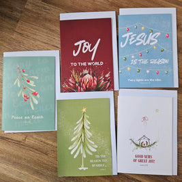 Greeting Card 5 Pack Christmas (Mixed)