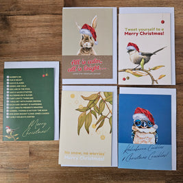 Greeting Card - Christmas Kookaburra