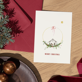 Greeting Card - Christmas Wreath
