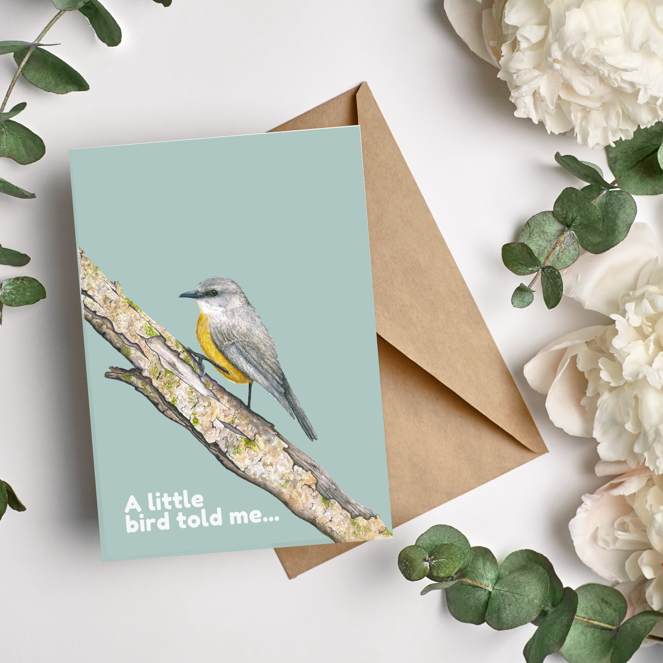 A Little Birdy Told Me - Greeting Cards