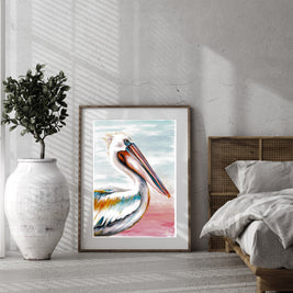 Percival Pelican - Art Print