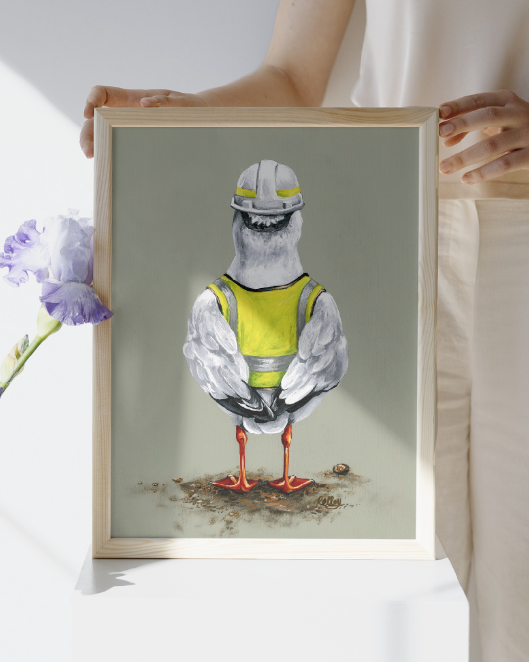 Supervisor Bob Seagull - Art Print
