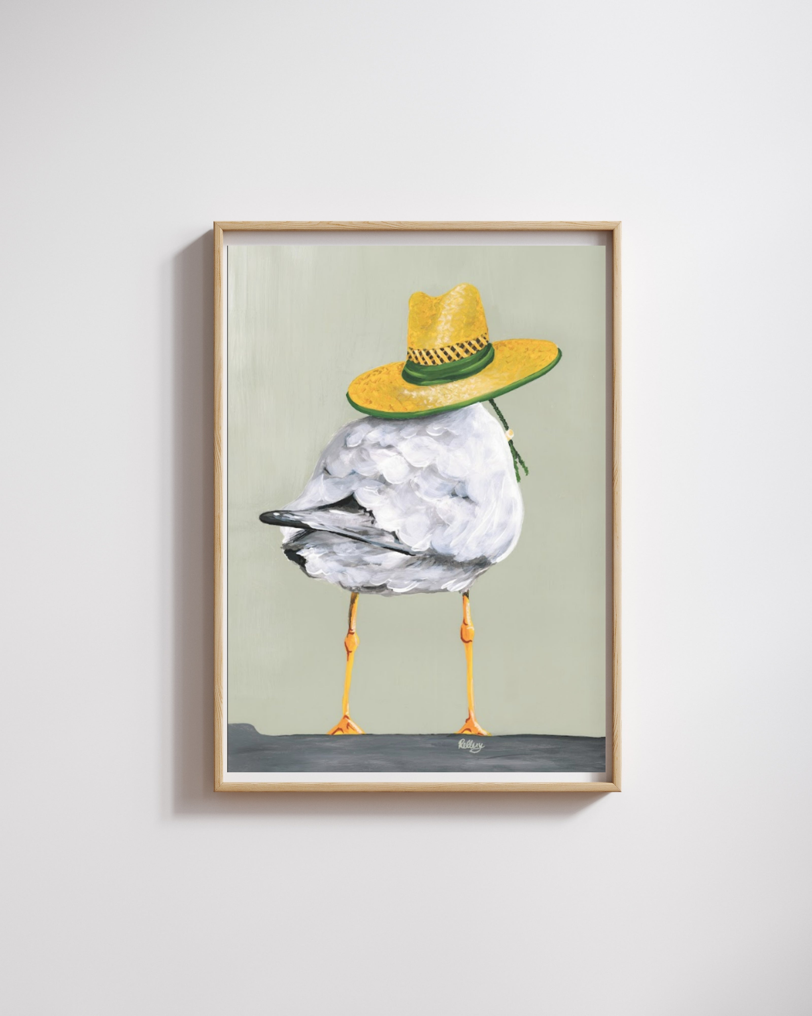 Sunny Seagull - Art Print