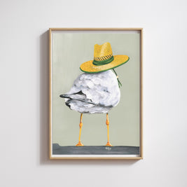 Sunny Seagull - Art Print