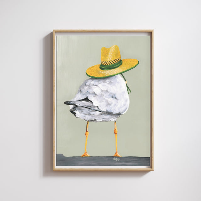 Sunny Seagull - Art Print
