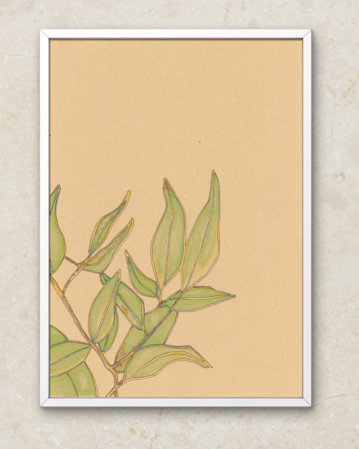 Gum Leaves Art Print