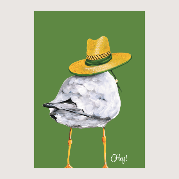 Hey Sunny Seagull - Greeting Card