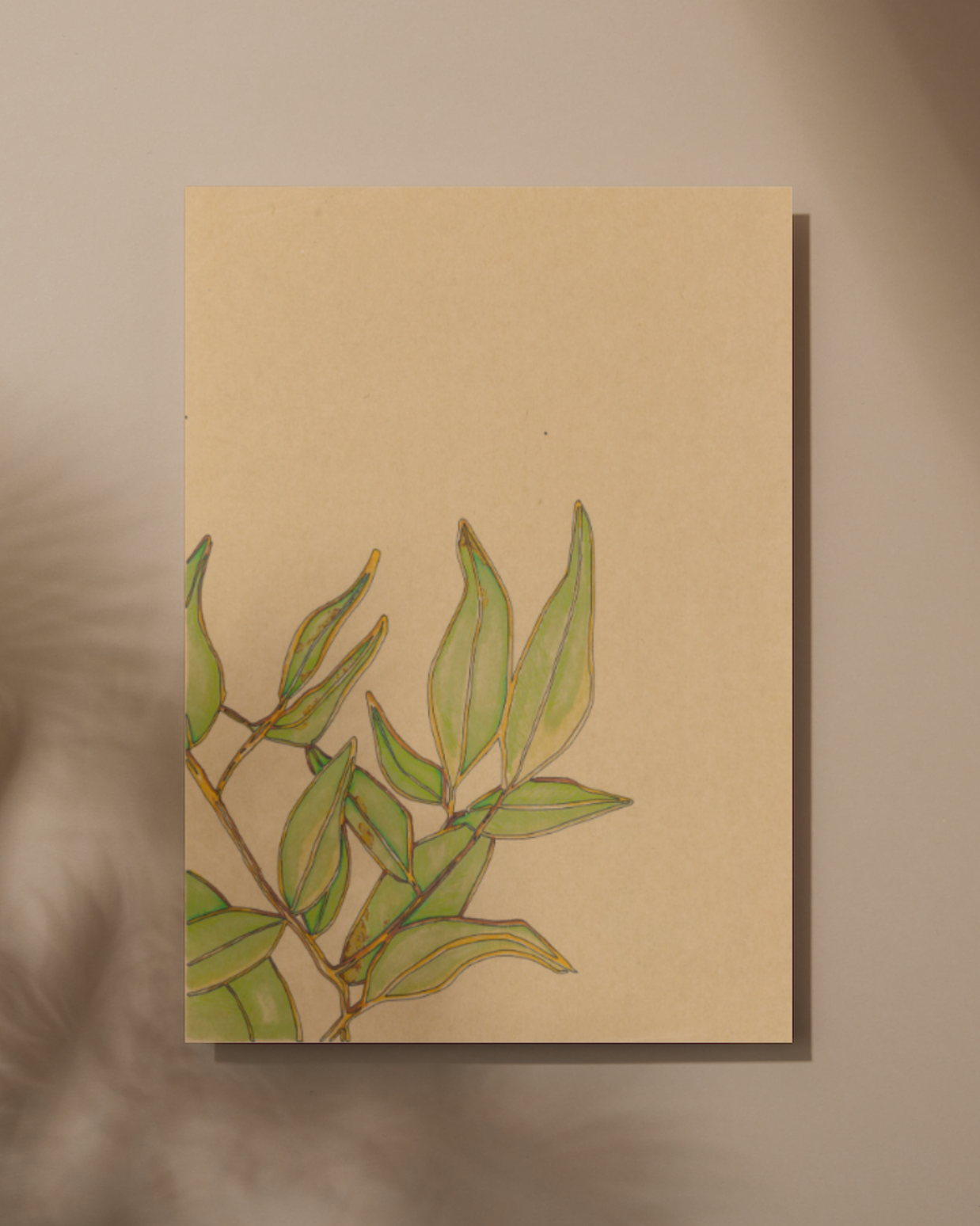 Gum Leaves Art Print