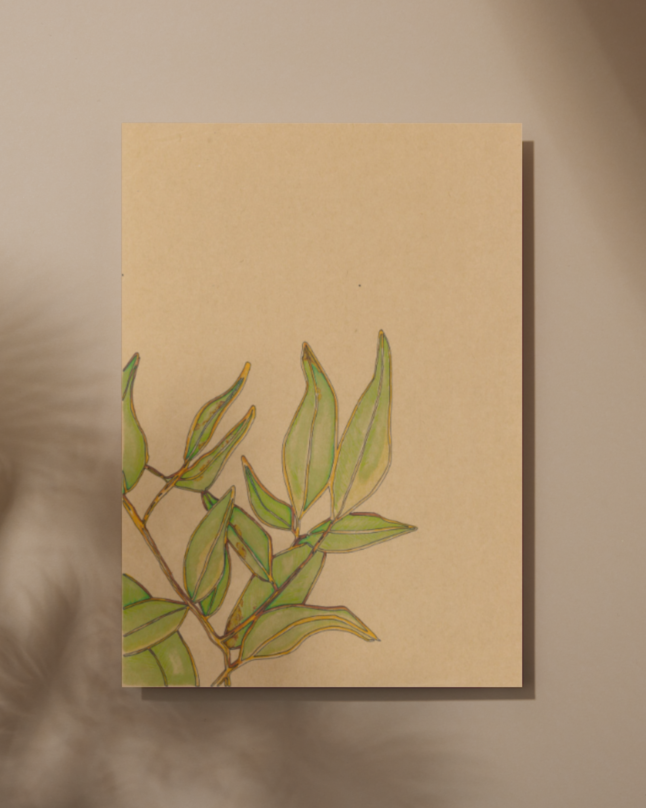 Gum Leaves Art Print