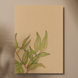 Gum Leaves Art Print