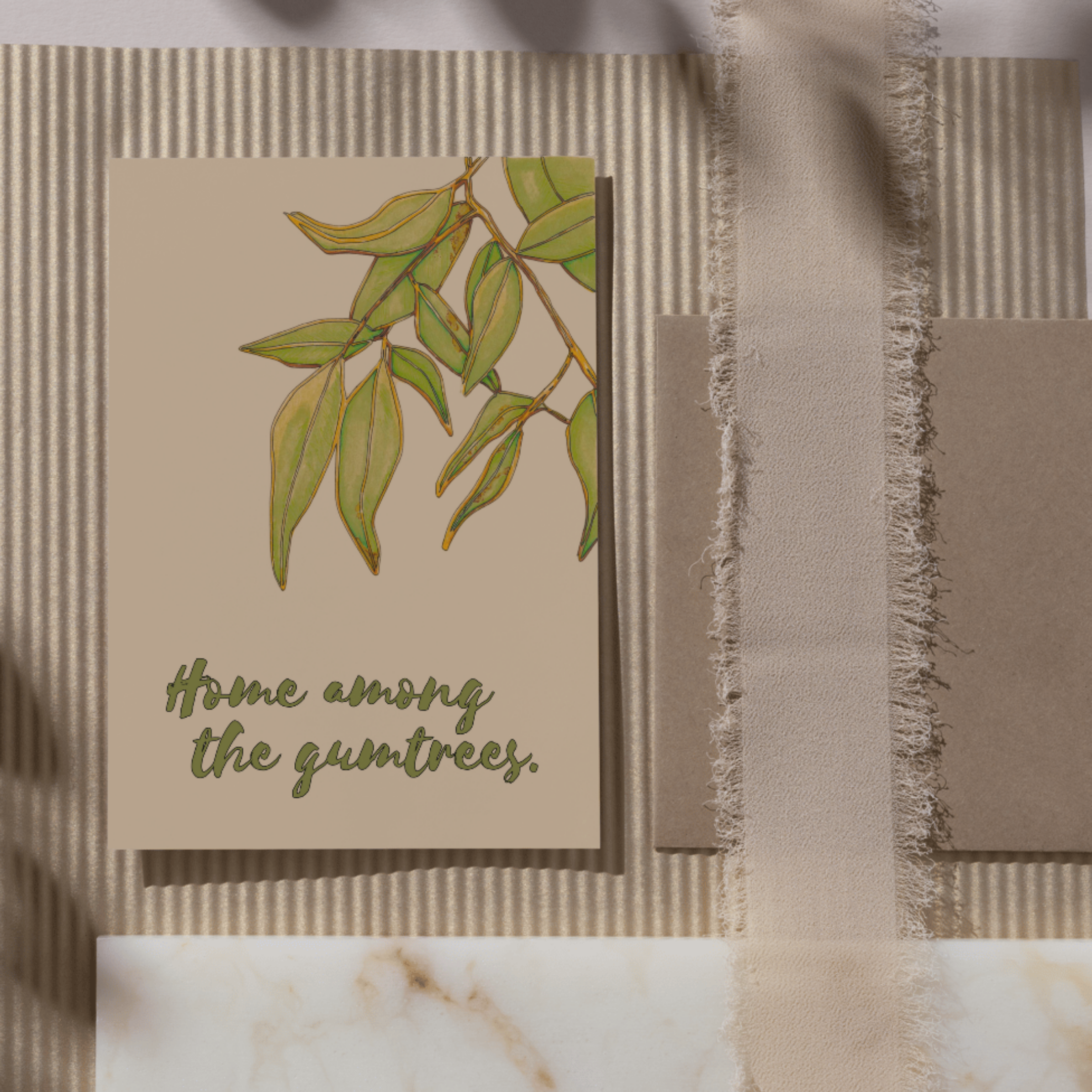 Home Among The Gumtrees - Greeting Cards