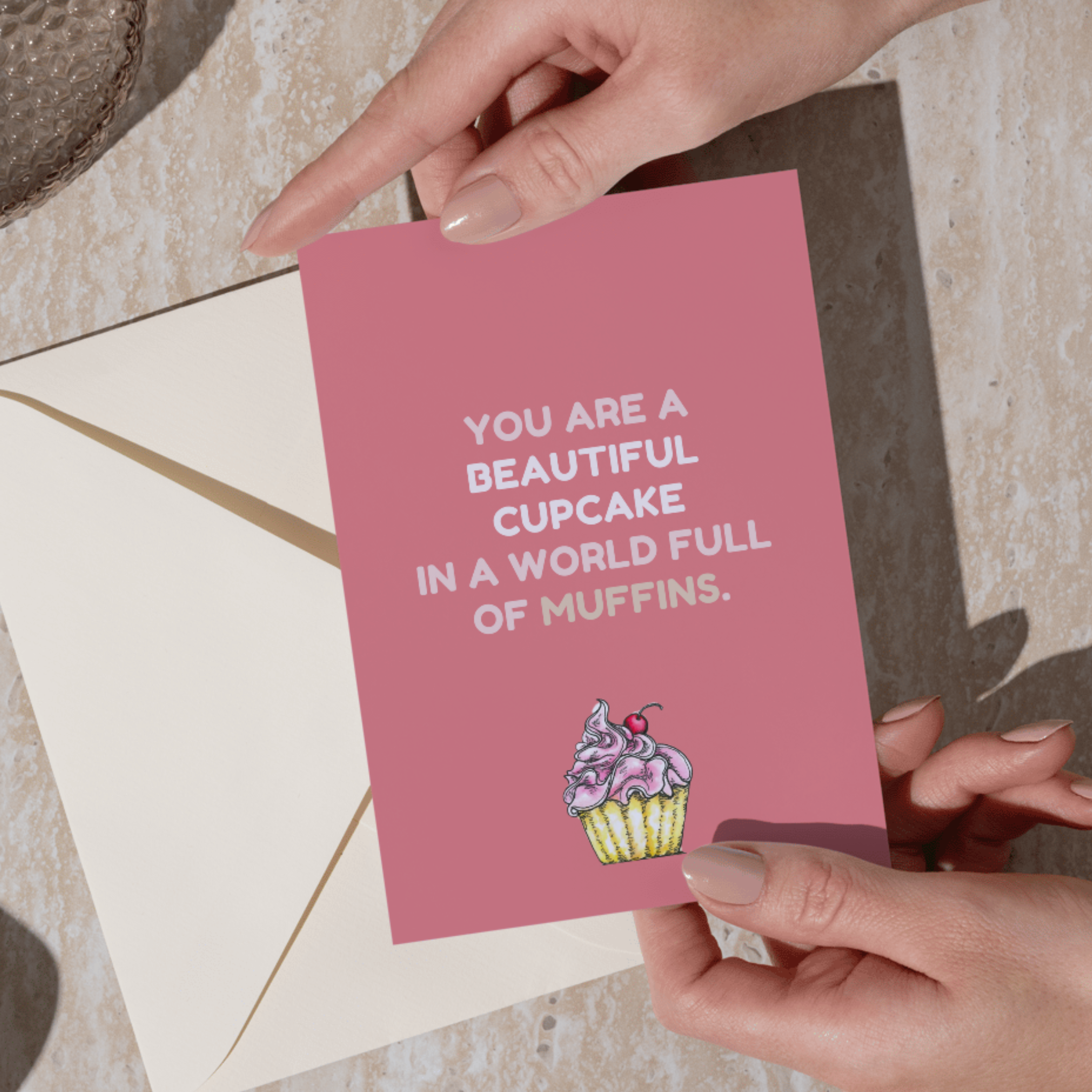 Beautiful Cupcake - Greeting Cards