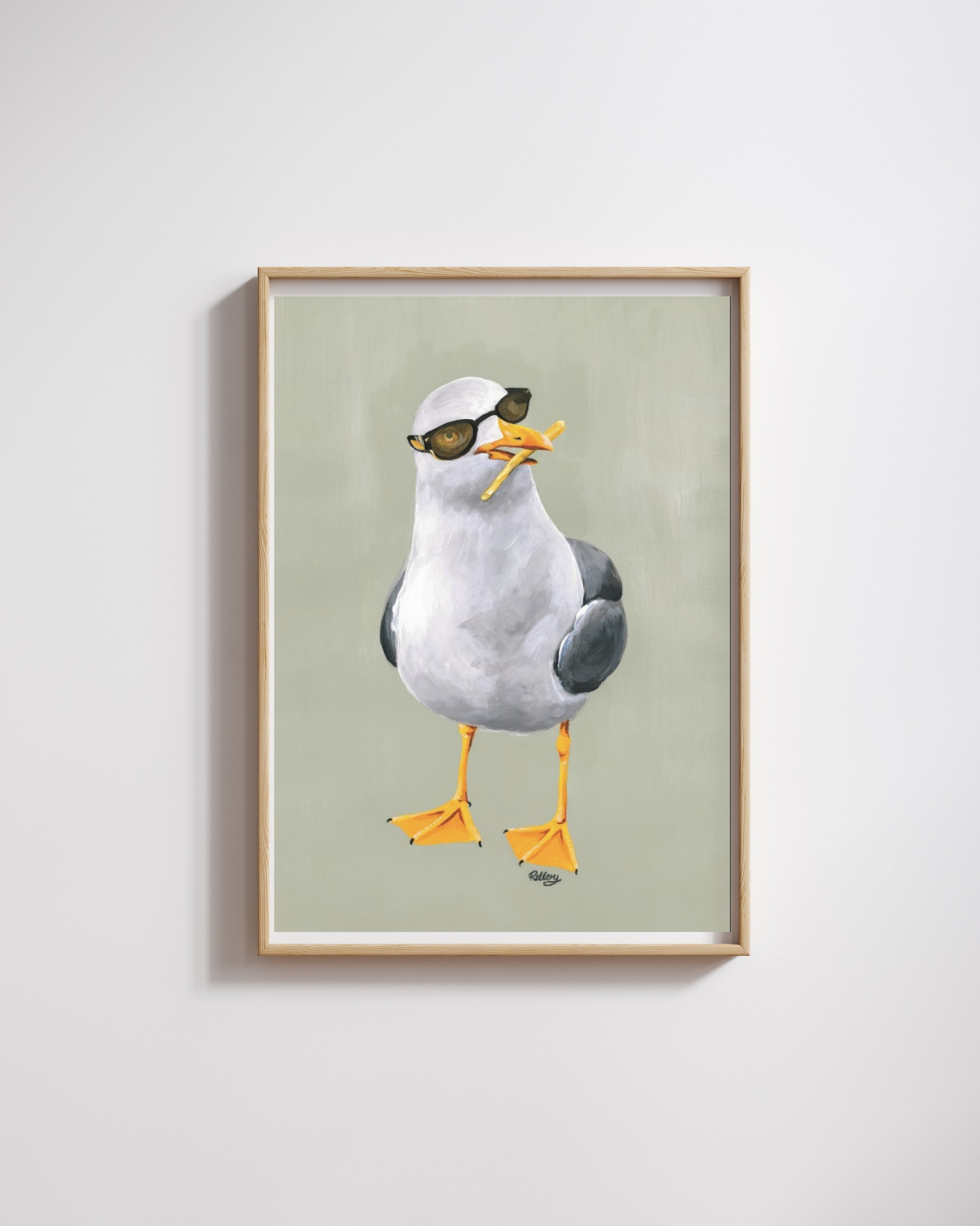 Spike Seagull - Art Print