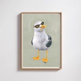 Spike Seagull - Art Print