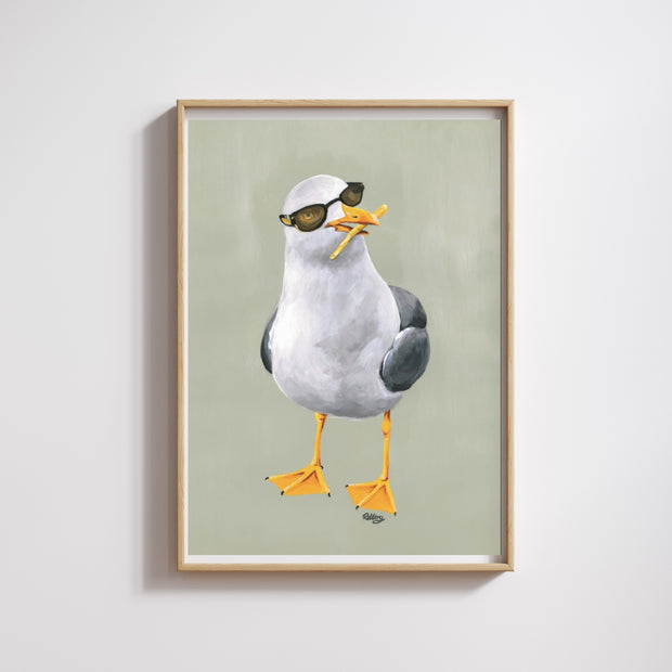 Spike Seagull - Art Print