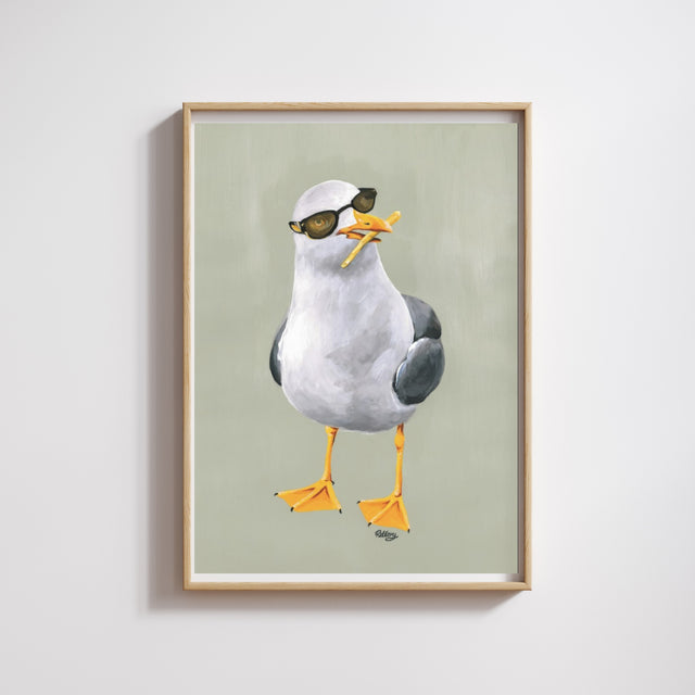 Spike Seagull - Art Print