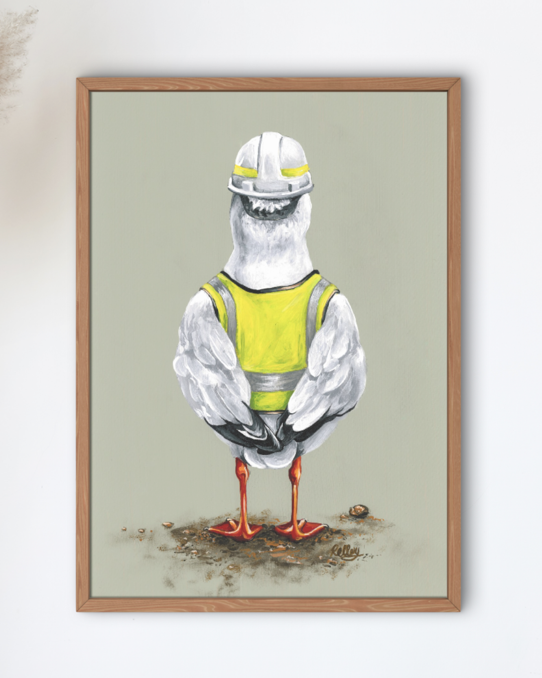 Supervisor Bob Seagull - Art Print