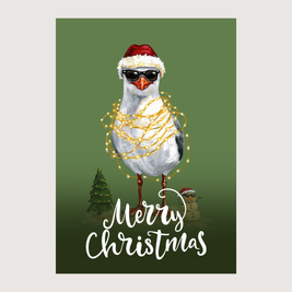 Merry Christmas Sandy Claus - Greeting Card