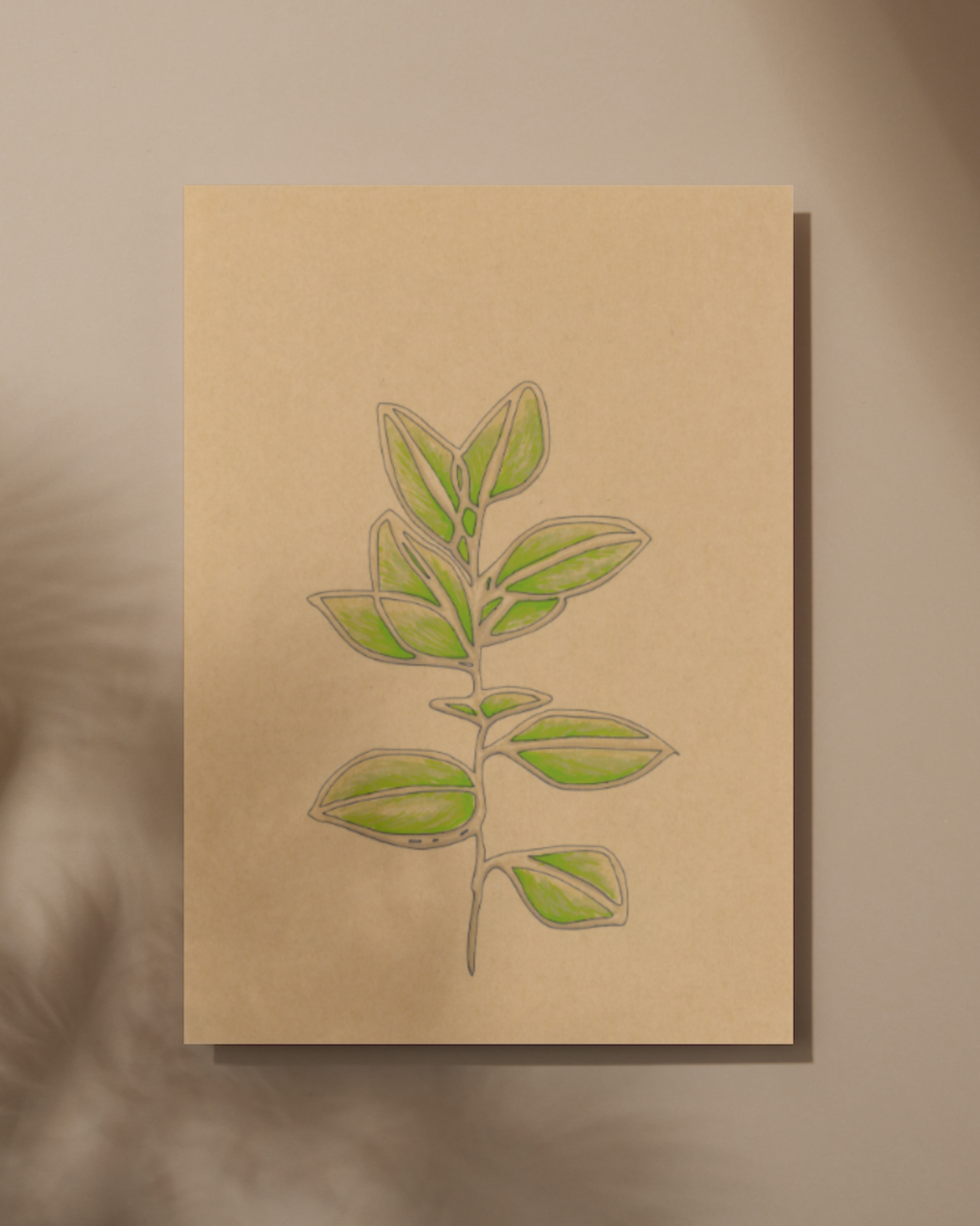 Gum Branch Art Print