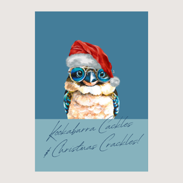 Christmas Kookaburra - Greeting Card