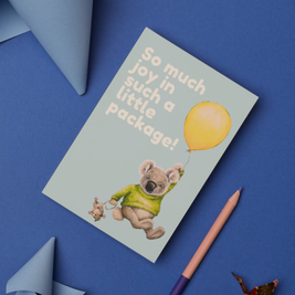So Much Joy in a Little Package - Greeting Cards
